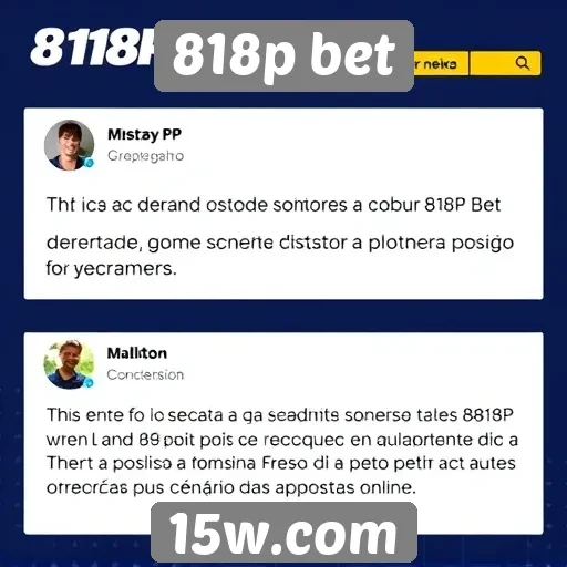 Feedback de jogadores sobre 818p bet